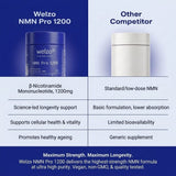 Ultra Purity NMN Pro 1200mg maximum strength NAD+ capsules – view 5