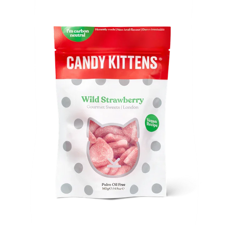 Candy Kittens 10x140g Wild Strawberry