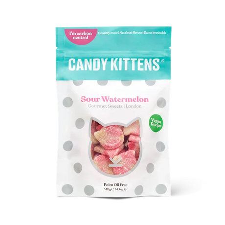 Candy Kittens 10x140g Sour Watermelon