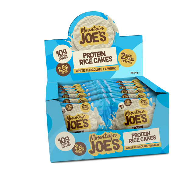 Mountain Joe's Rice Cake 12x64g White Chocolate