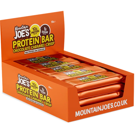 Mountain Joe's Protein Bar 12x35g Chocolate Caramel Crisp