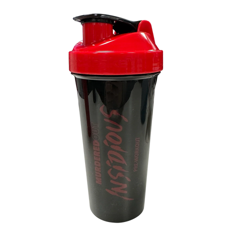 Murdered Out Smartshake Insidious Shaker 600ml Black & Red