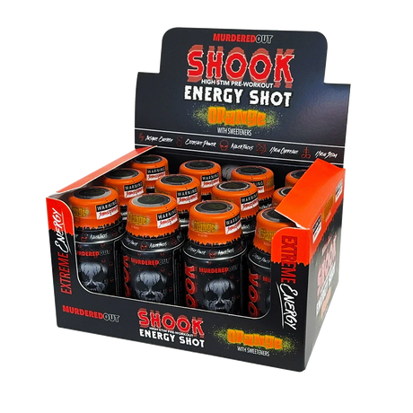 Murdered Out Shook Energy Shot 12x60ml Orange