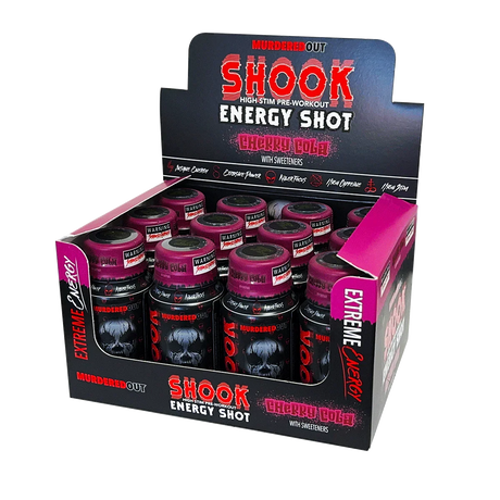 Murdered Out Shook Energy Shot 12x60ml Cherry Cola
