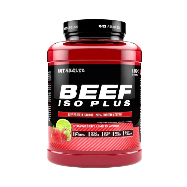Outangled Beef Iso Plus 1.8kg Strawberry Lime