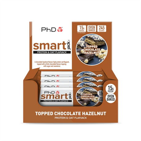 PhD Nutrition Smart Jack 12x60g Topped Chocolate Hazelnut