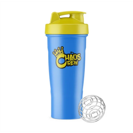 Chaos Crew Blender Ball Shaker 800ml Yellow/Blue