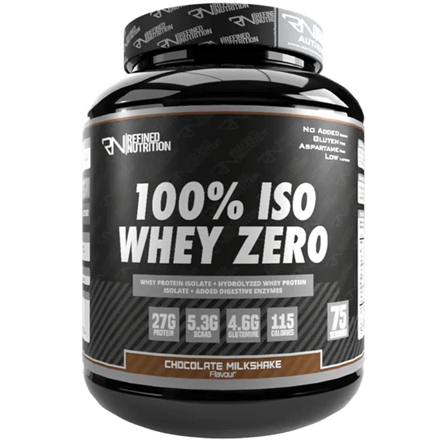 Refined Nutrition 100% Iso Whey Zero 2.27kg Chocolate Milkshake
