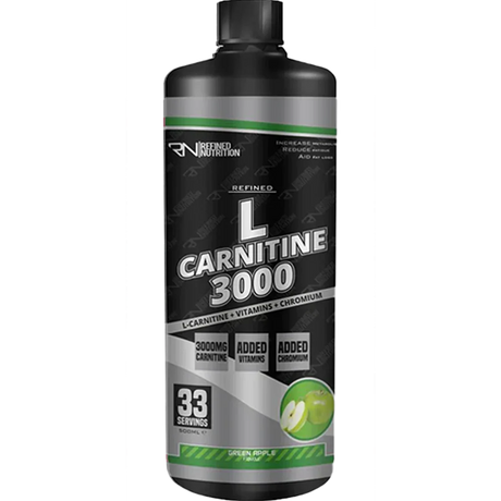 Refined Nutrition L-Carnitine 3000 500ml Green Apple