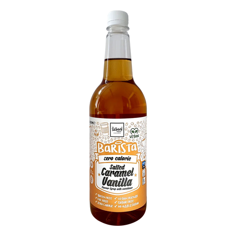 The Skinny Food Co Sugar Free Coffee Syrup 1l Salted Caramel Vanilla