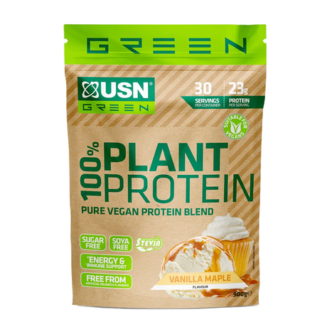 USN 100% Plant Protein 900g Vanilla Maple
