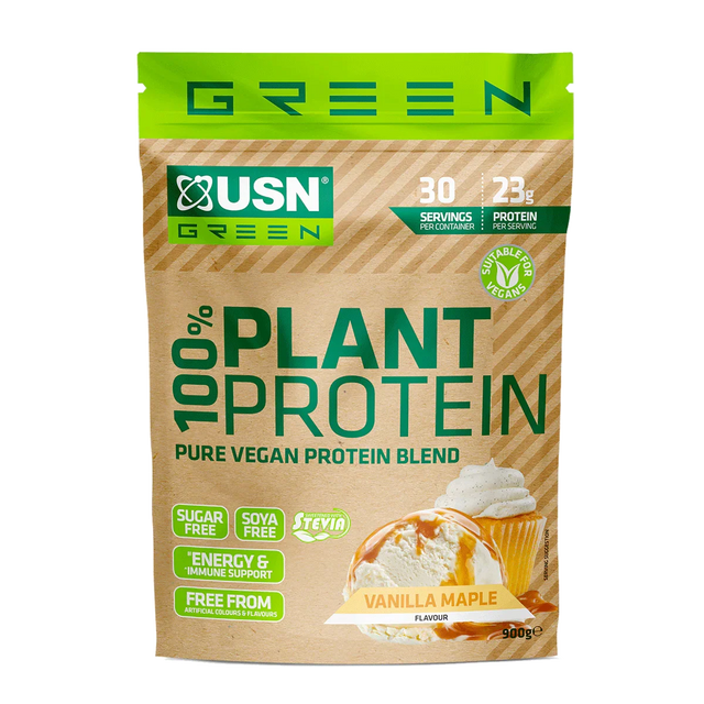 USN 100% Plant Protein 900g Vanilla Maple