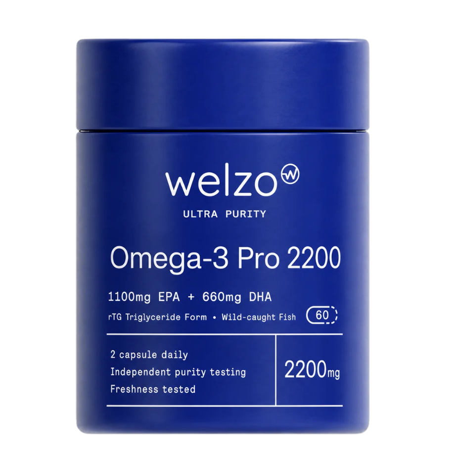 Ultra Purity Omega-3 Pro 2200 high-strength fish oil softgels