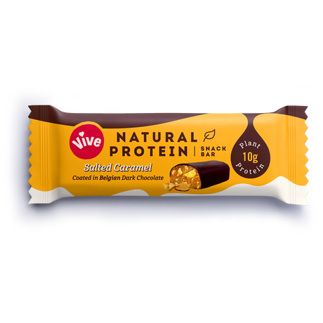Vive Natural Protein Snack Bar 12x49g Salted Caramel