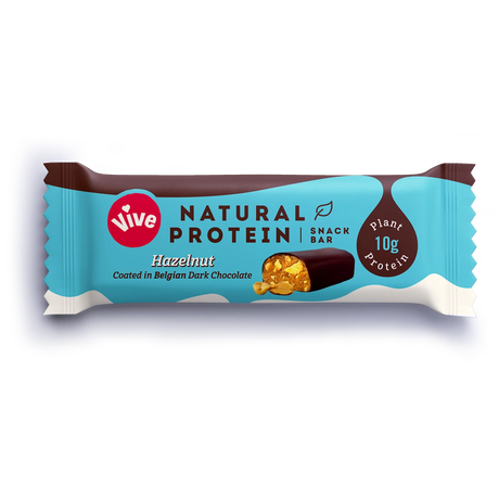 Vive Natural Protein Snack Bar 12x50g Hazelnut