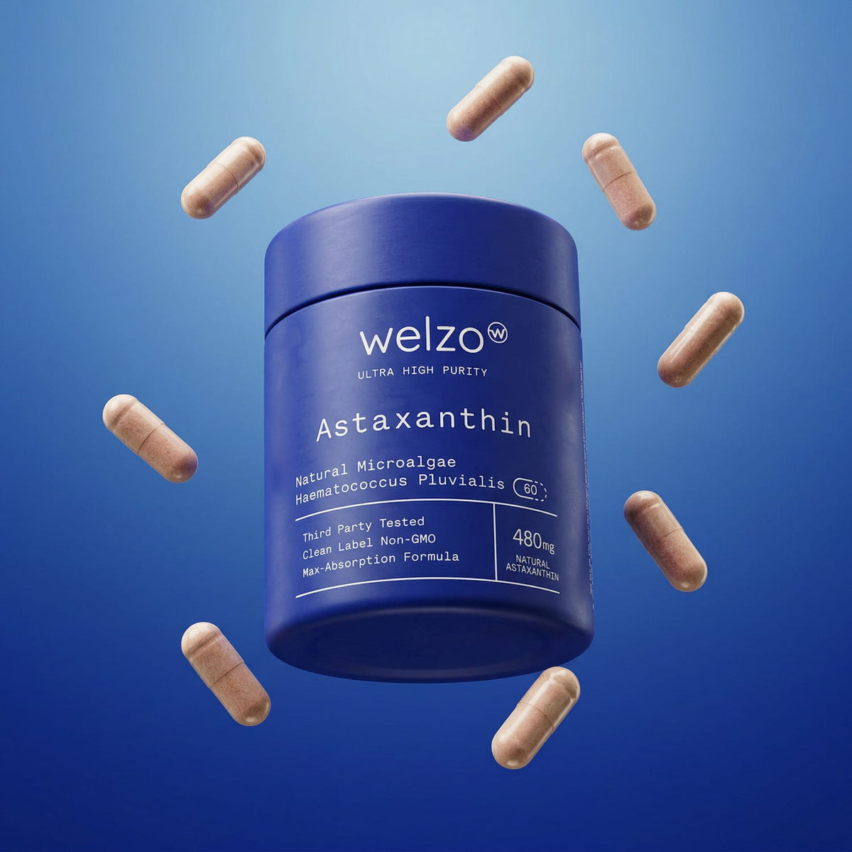 Ultra Purity Astaxanthin plus lycopene dual-antioxidant capsules – view 15