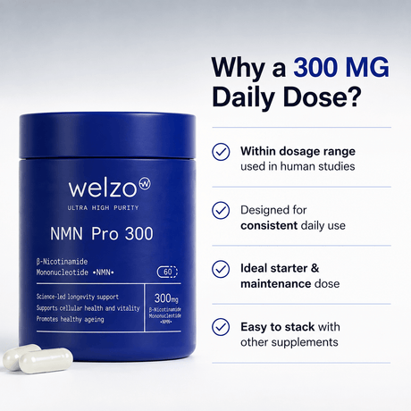 Ultra Purity NMN Pro 300mg gentle-start NAD+ capsules – view 2
