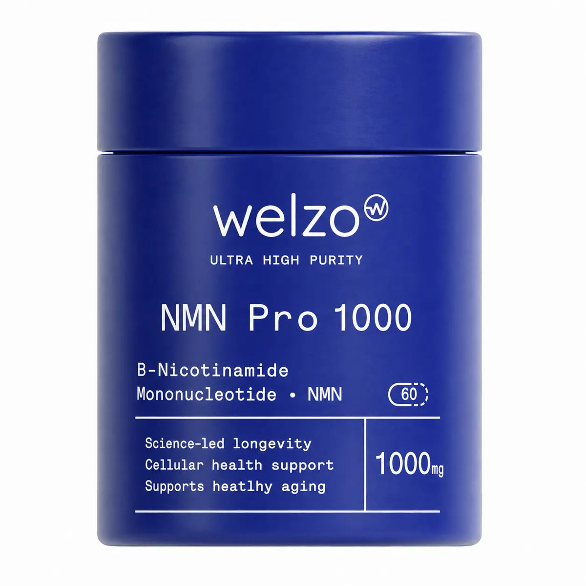 Ultra Purity NMN Pro 1000mg 60 capsules lab-tested NAD+ bottle