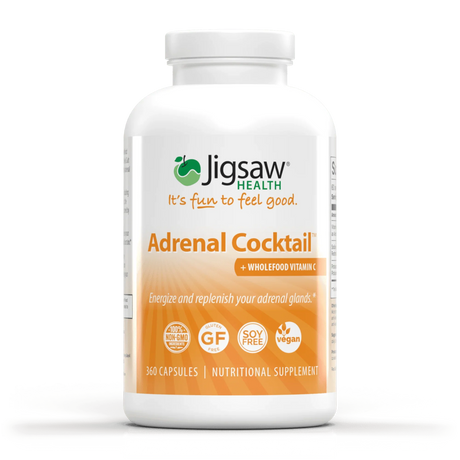 Adrenal Cocktailâ„¢ + Whole Food Vitamin C - 360 capsules - Jigsaw Health - welzo