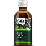 Black Elderberry Syrup, 3 oz - Gaia Herbs - welzo