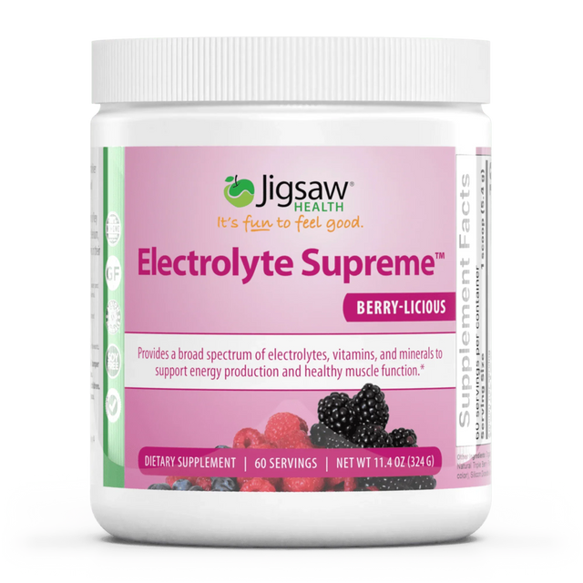 Electrolyte Supremeâ„¢ Berry-Licious flavour, 330 g - Jigsaw Health - welzo