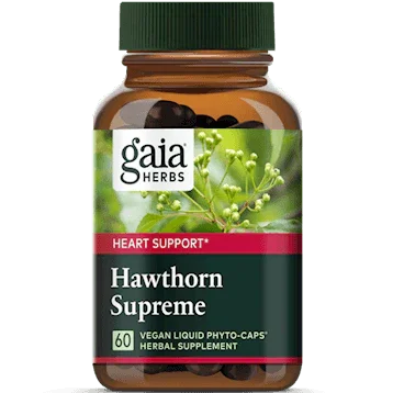 Hawthorn Supreme 60 Liquid Phyto-Caps - Gaia Herbs - welzo