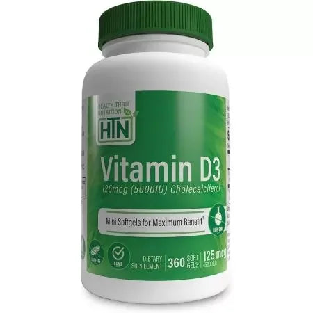 Health Thru Nutrition Vitamin D3 Softgels
