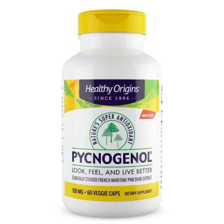 Healthy Origins Pycnogenol 150 mg 60 Veggie Capsules