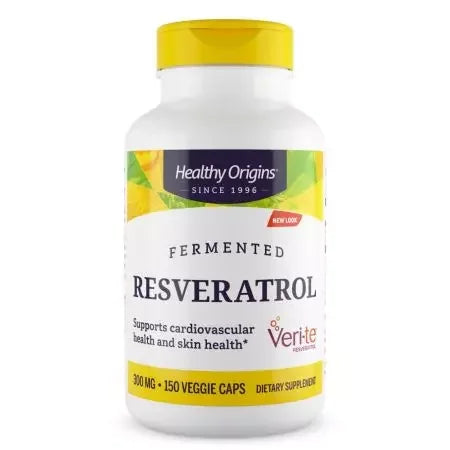 Healthy Origins Resveratrol 300mg Veggie Capsules