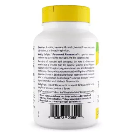 Healthy Origins Resveratrol 300mg Veggie Capsules