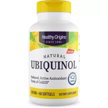 Healthy Origins Ubiquinol 200mg Softgels