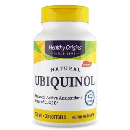 Healthy Origins Ubiquinol 300mg Softgels