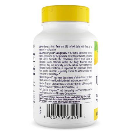 Healthy Origins Ubiquinol 300mg Softgels