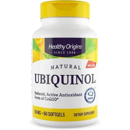Healthy Origins Ubiquinol 50mg Softgels