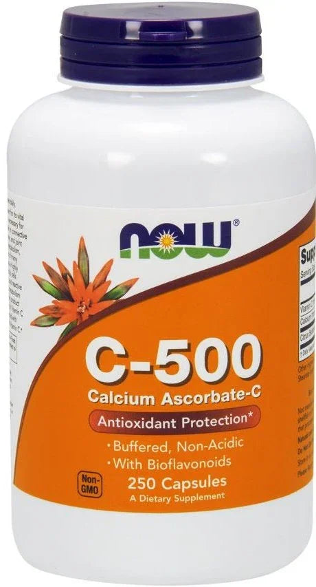 NOW Foods Vitamin C-500 Calcium Ascorbate-C - 250 caps