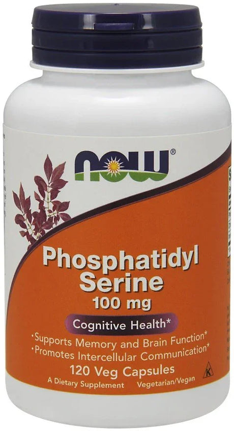 NOW Foods Phosphatidyl Serine, 100mg - 120 vcaps