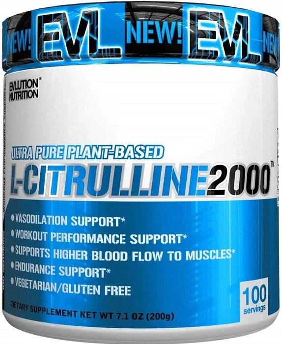EVLution Nutrition L-Citrulline 2000, Unflavoured - 200 grams