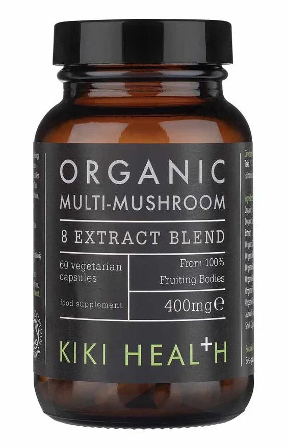 KIKI Health Multi-Mushroom Blend Organic, 400mg - 60 vcaps