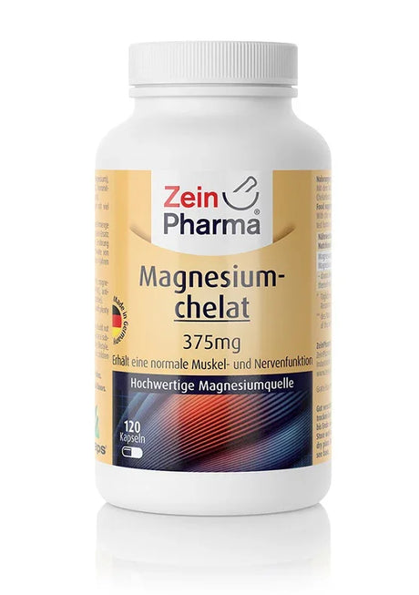 Zein Pharma Magnesium Chelate, 375mg - 120 caps