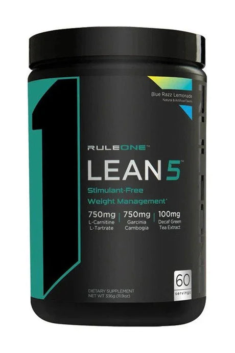 Rule One Lean 5, Blue Razz Lemonade - 336 grams