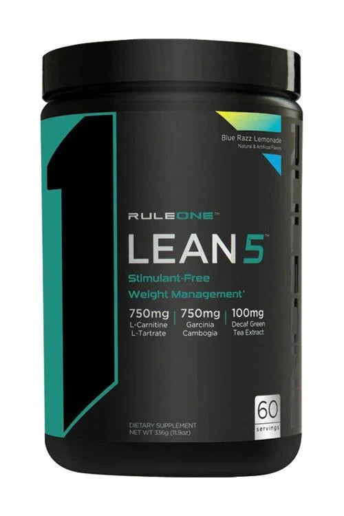 Rule One Lean 5, Blue Razz Lemonade - 336 grams