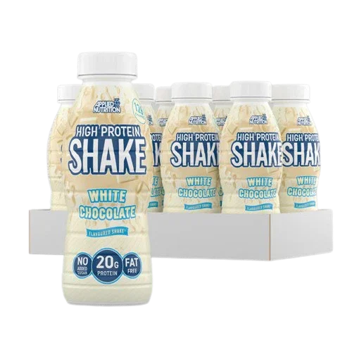 Applied Nutrition High Protein Shake, White Chocolate - 8 x 330 ml.