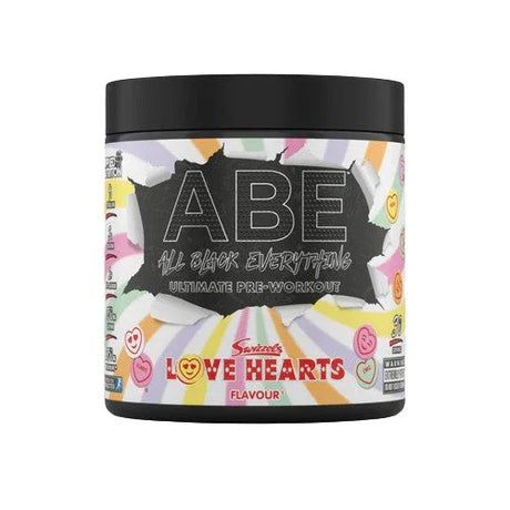 Applied Nutrition ABE - All Black Everything, Swizzels Love Hearts - 375 grams