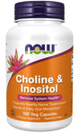 NOW Foods Choline and Inositol - 100 vcaps
