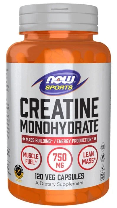 NOW Foods Creatine Monohydrate, 750mg - 120 vcaps