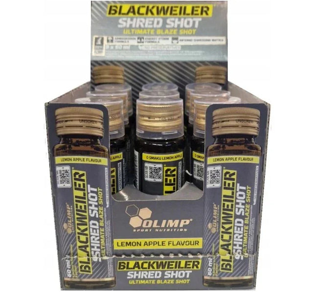 Olimp Nutrition Blackweiler Shred Shot, Lemon Apple - 9 x 60 ml.