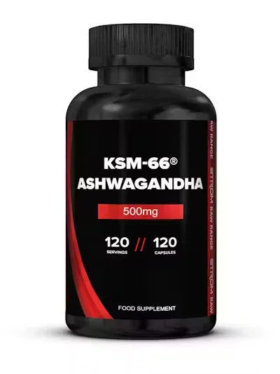 Strom Sports KSM-66 Ashwagandha, 500mg - 120 caps