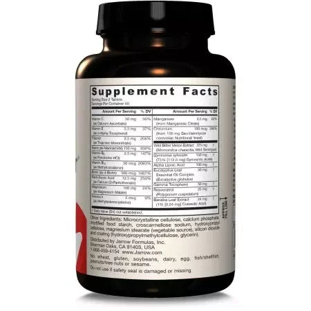 Jarrow Formulas Resveratrol 100mg Veggie Capsules