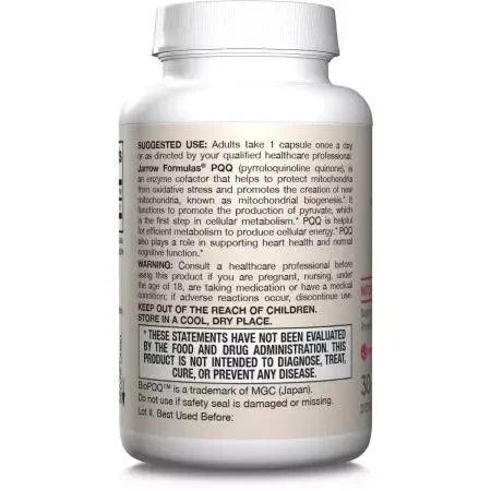 Jarrow Formulas PQQ 10mg 30 Capsules