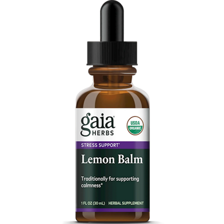 Lemon Balm, 30ml - Gaia Herbs - welzo